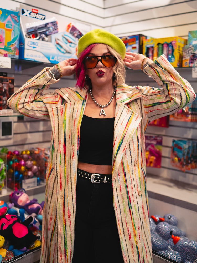 MORE COLOR PLEASE BUTTON DOWN COAT