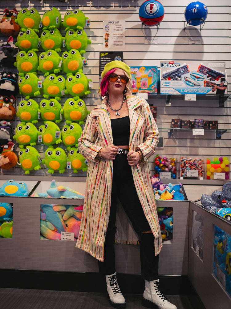 MORE COLOR PLEASE BUTTON DOWN COAT