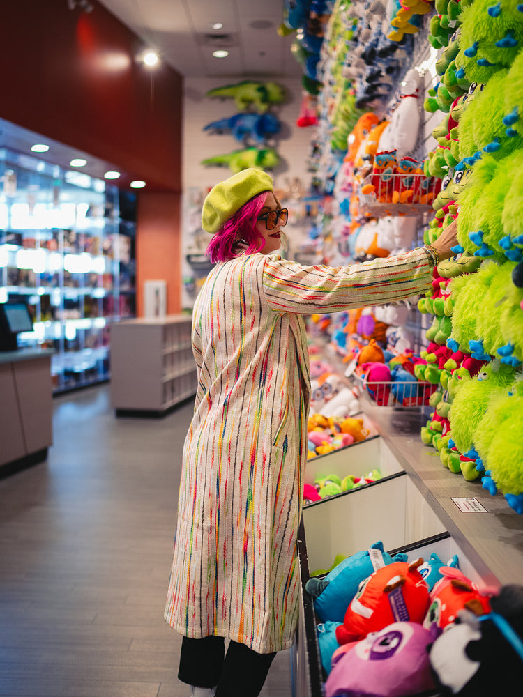 MORE COLOR PLEASE BUTTON DOWN COAT