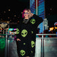 STAY WEIRD ALIEN SWEATER DRESS