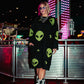 STAY WEIRD ALIEN SWEATER DRESS