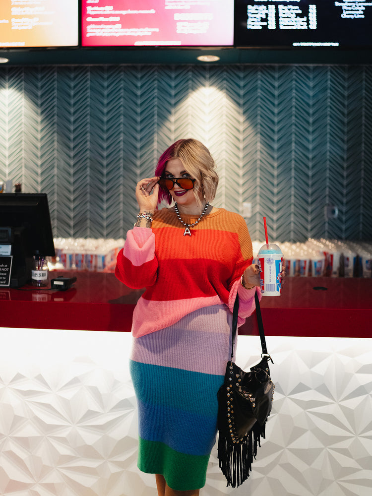 *PREORDER* RAINBOW SORBET MATCHING SKIRT SET S-3XL