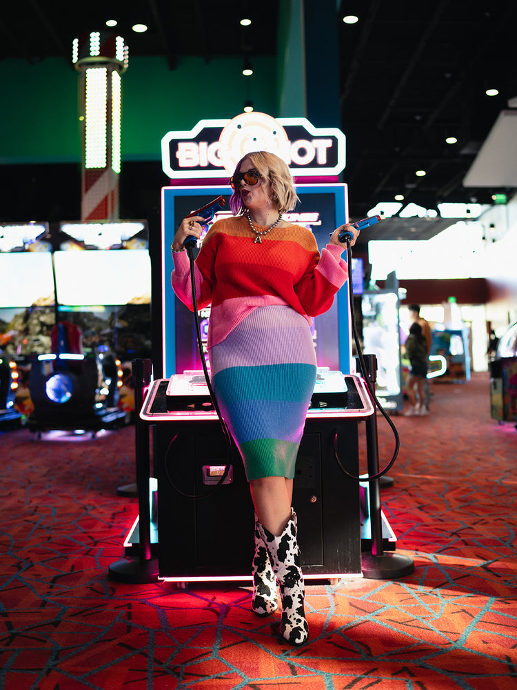 *PREORDER* RAINBOW SORBET MATCHING SKIRT SET S-3XL