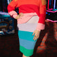 *PREORDER* RAINBOW SORBET MATCHING SKIRT SET S-3XL