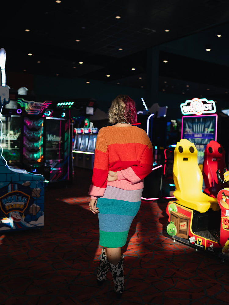 *PREORDER* RAINBOW SORBET MATCHING SKIRT SET S-3XL