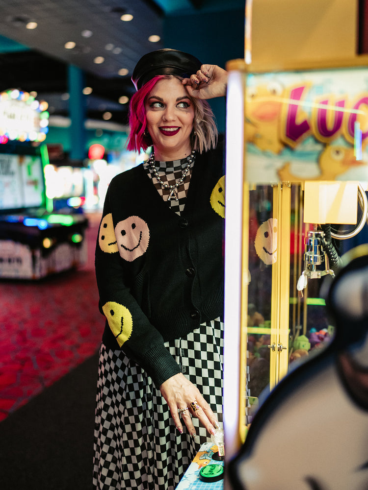 YOU MAKE ME SMILE OVERSIZED CARDIGAN