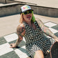 SKATER GIRL CHECKERED ROMPER S-XL