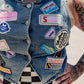 BAD REPUTATION PATCHED DENIM VEST
