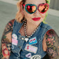 BAD REPUTATION PATCHED DENIM VEST