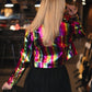 BACKSTAGE PASS LUXE METALLIC MOTO JACKET