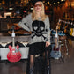 FADE TO BLACK SKULL SWEATER
