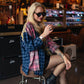 MIXTAPE MUSE COLORBLOCK PLAID