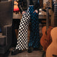 SPLIT DECISION CHECKERED PANTS IN BLUE HAZE S-3XL