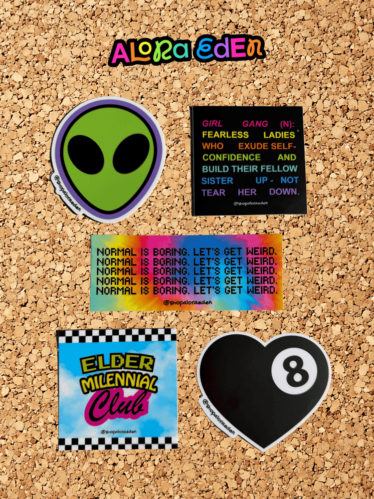 ALORA EDEN STICKER PACK