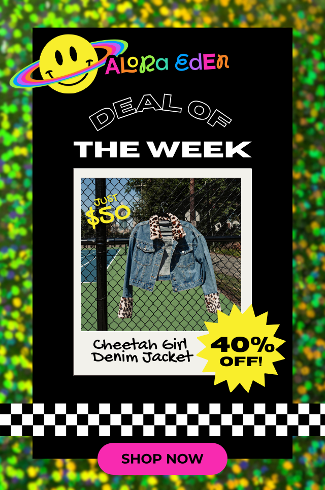 CHEETAH GIRL DENIM JACKET