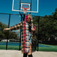 MIXED FEELINGS LONGLINE PLAID