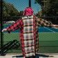 MIXED FEELINGS LONGLINE PLAID