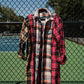 MIXED FEELINGS LONGLINE PLAID