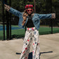 CHEETAH GIRL DENIM JACKET