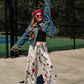 CHEETAH GIRL DENIM JACKET