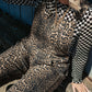 UNTAMED ENERGY LEOPARD DENIM OVERALLS