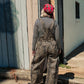 UNTAMED ENERGY LEOPARD DENIM OVERALLS