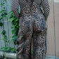 UNTAMED ENERGY LEOPARD DENIM OVERALLS