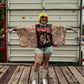WORLD TOUR BATWING SLEEVE GRAPHIC TOP