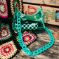 BACKSTAGE PASS CLEAR CONCERT BAG IN TOTALLY TURQUOISE