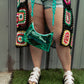 BACKSTAGE PASS CLEAR CONCERT BAG IN TOTALLY TURQUOISE