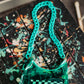 BACKSTAGE PASS CLEAR CONCERT BAG IN TOTALLY TURQUOISE