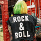 GOOD VIBES ONLY DISTRESSED DENIM VEST IN ROCK & ROLL