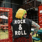 GOOD VIBES ONLY DISTRESSED DENIM VEST IN ROCK & ROLL