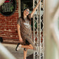 TURN IT UP LEOPARD T-SHIRT DRESS