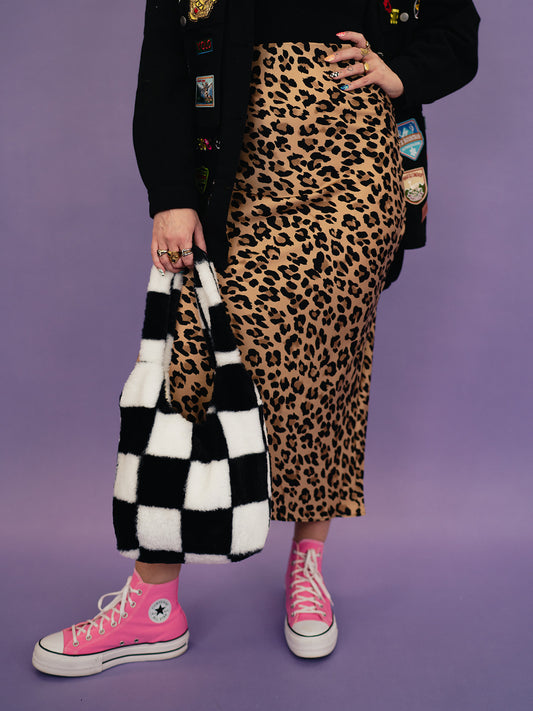 *JUST RESTOCKED!* IN MY LEOPARD ERA SLIP SKIRT