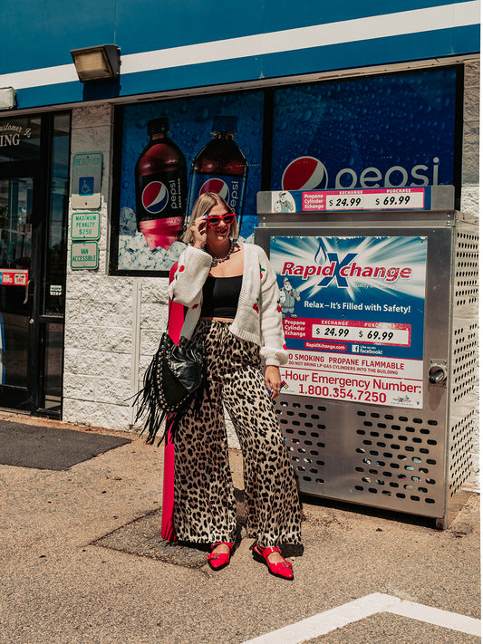 *JUST RESTOCKED!* RUNNING WILD LEOPARD PRINT PANTS