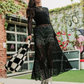 SHE'S WITH THE BAND LACE MAXI DRESS