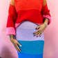 RAINBOW SORBET MATCHING SKIRT SET