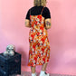 HIGH SOCIETY FLORAL SLIP DRESS
