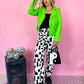 MAKE A STATEMENT LUXE MOTO JACKET IN APPLE GREEN