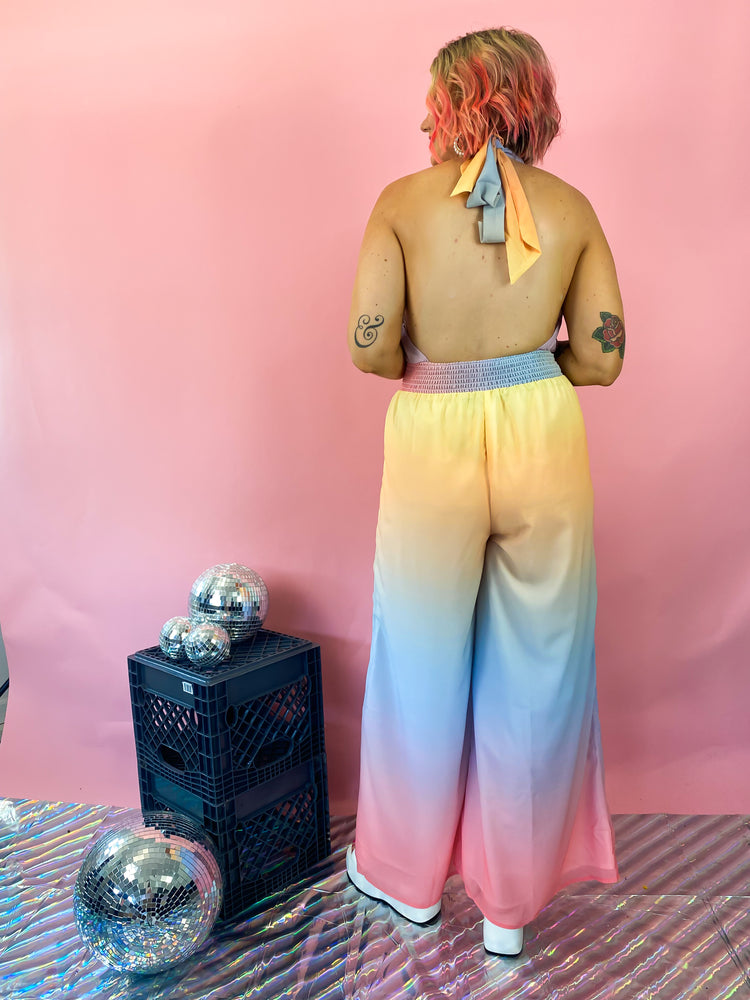 DON'T QUIT YOUR DAYDREAM OMBRE JUMPSUIT