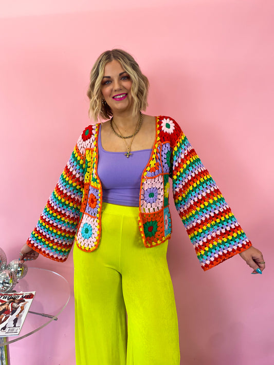 WALKING IN A DREAM LUXE CROCHET CARDIGAN *S-XL!*