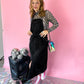 GIRL NEXT DOOR DENIM OVERALL DRESS