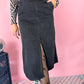 GIRL NEXT DOOR DENIM OVERALL DRESS