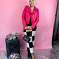 FLAVOR OF THE WEEK MOTO JACKET IN PINK FROSTING