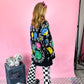 BE YOU SMILEY OVERSIZED KNIT CARDIGAN