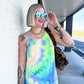 SUMMER MOON TIE DYE MAXI DRESS IN COTTON CANDY