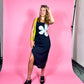 FLOWER POWER CUT OUT DRESS