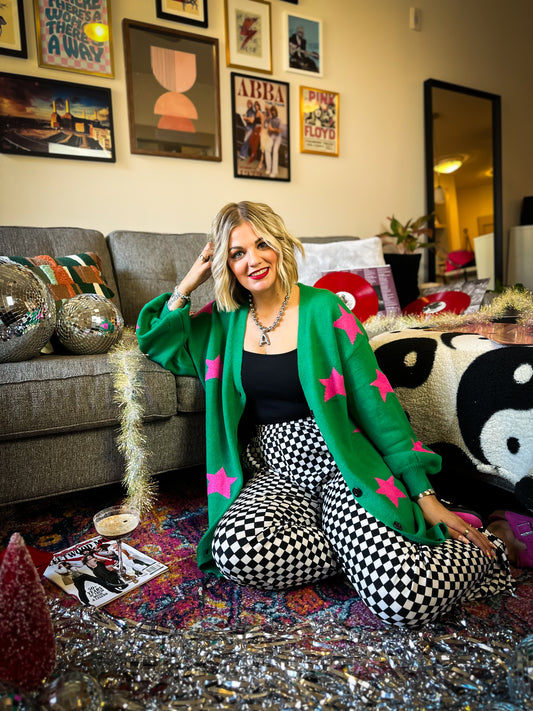 MAKE TODAY MAGIC STAR CARDIGAN