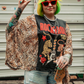 WORLD TOUR BATWING SLEEVE GRAPHIC TOP